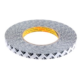1 pcs - 3M 9086 Translucent Double Sided Paper Tape, 0.19mm Thick, 16 N/cm, Paper Backing, 12mm x 50m