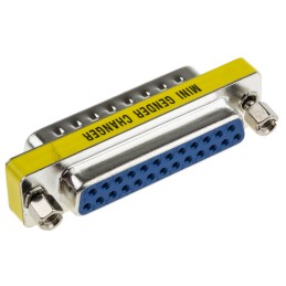 1 pcs - RS PRO D Sub Adapter Male 25 Way D-Sub to Female 25 Way D-Sub