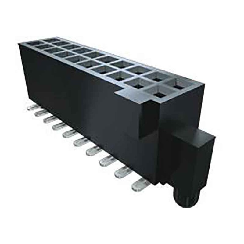 1 pcs - Samtec SFC Series Straight Surface Mount PCB Socket, 20-Contact, 2-Row, 1.27mm Pitch, Solder Termination