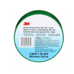 1 pcs - 3M Scotch 764 Green Vinyl 33m Lane Marking Tape, 0.13mm Thickness