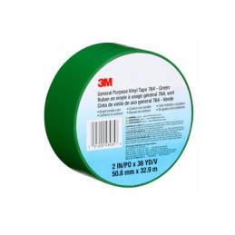 1 pcs - 3M Scotch 764 Green Vinyl 33m Lane Marking Tape, 0.13mm Thickness