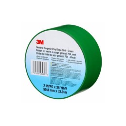 1 pcs - 3M Scotch 764 Green Vinyl 33m Lane Marking Tape, 0.13mm Thickness