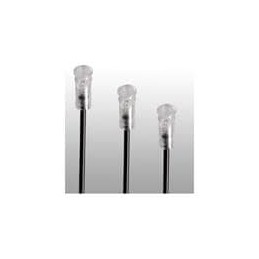 10 pcs : FLP5-4.0 - LED Light Pipes Light Pipe Flex 7mm Round Lens