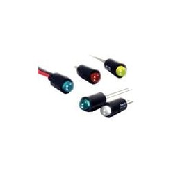 10 pcs : 559-0202-001F - LED Panel Mount Indicators GREEN DIFFUSED 5V