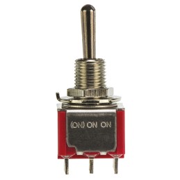 100 pcs - TE Connectivity Toggle Switch, Panel Mount, On-On-(On), DP3T, Wire Lug Terminal, 120 V ac, 28V dc