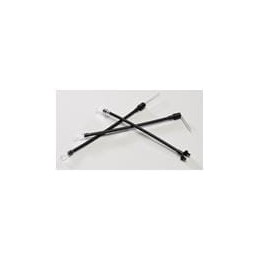 10 pcs : SMFLP2-3.5 - LED Light Pipes 3.5in LGTH, 2mm core Flexpipe, 5.1mm lens