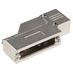 1 pcs - MH Connectors MHDCMR Series Zinc Right Angle D Sub Backshell, 25 Way, Strain Relief