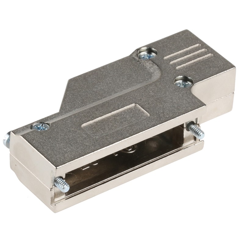 1 pcs - MH Connectors MHDCMR Series Zinc Right Angle D Sub Backshell, 25 Way, Strain Relief