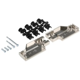 1 pcs - MH Connectors MHDCMR Series Zinc Right Angle D Sub Backshell, 25 Way, Strain Relief