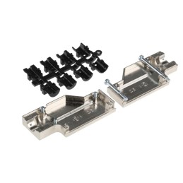 1 pcs - MH Connectors MHDCMR Series Zinc Right Angle D Sub Backshell, 25 Way, Strain Relief