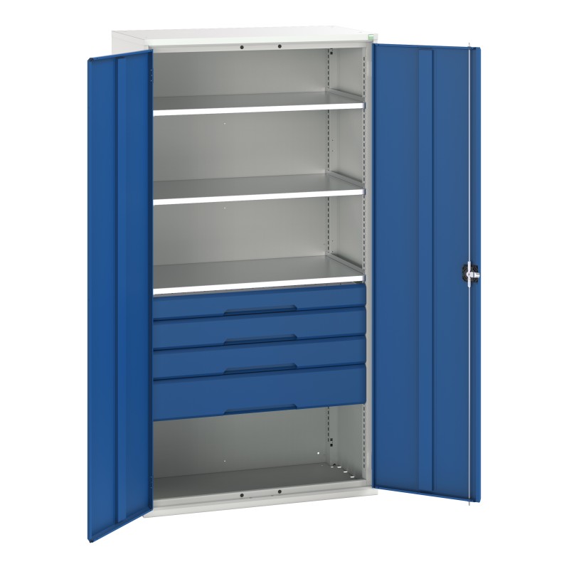 1 pcs - Bott Steel Lockable Cupboard, 1050 x 550 x 2000mm