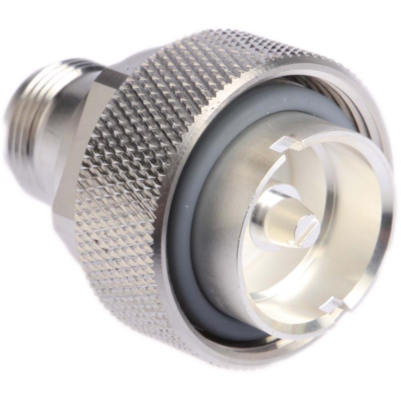 1 pcs - Huber+Suhner Straight 50Ω RF Adapter 7/16 Plug to N Socket 7.5GHz