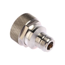 1 pcs - Huber+Suhner Straight 50Ω RF Adapter 7/16 Plug to N Socket 7.5GHz