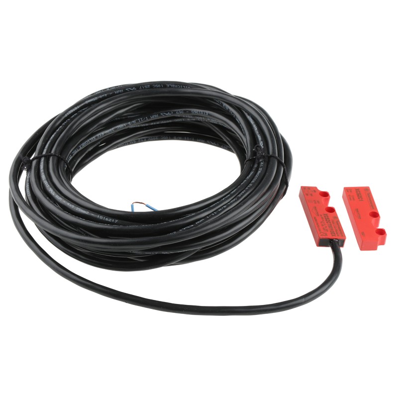 1 pcs - Telemecanique Sensors XCS-DMC Series Magnetic Non-Contact Safety Switch, 24V dc, Plastic Housing, 2NC, 10m Cable