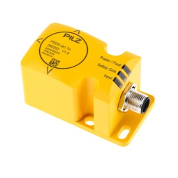 1 pcs - Pilz Transponder Non-Contact Safety Switch, 24V dc, Polybutylene Terephthalate Housing, M12