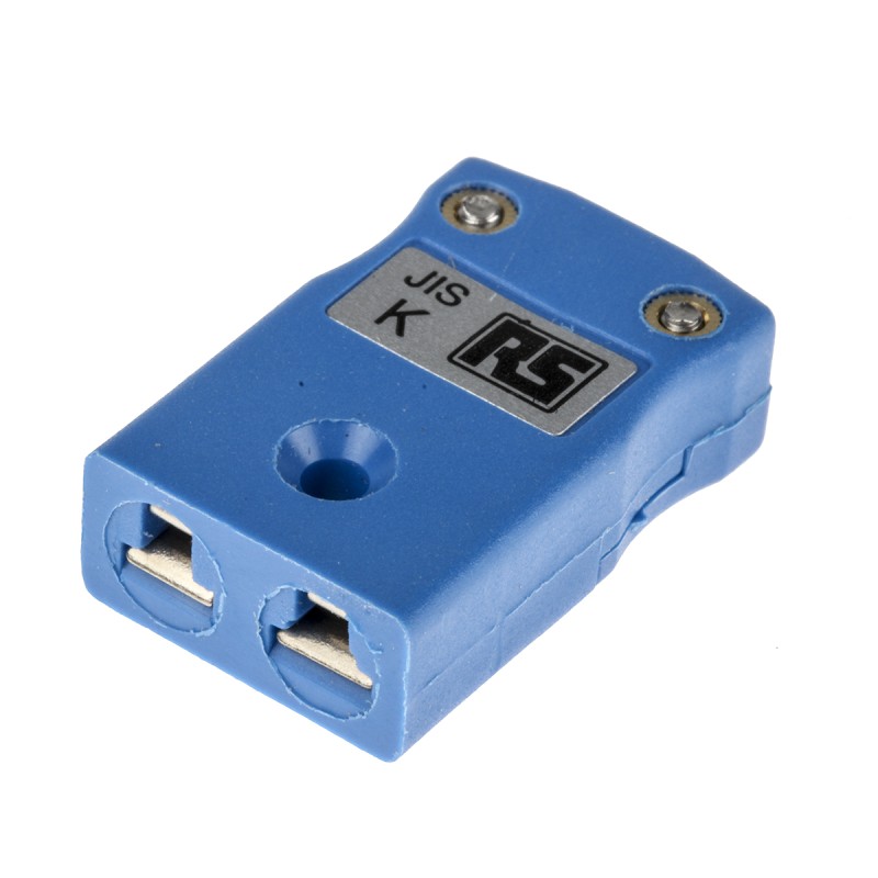 1 pcs - RS PRO In-Line Thermocouple Connector for Use with Type K Thermocouple, Miniature Size, JIS Standard