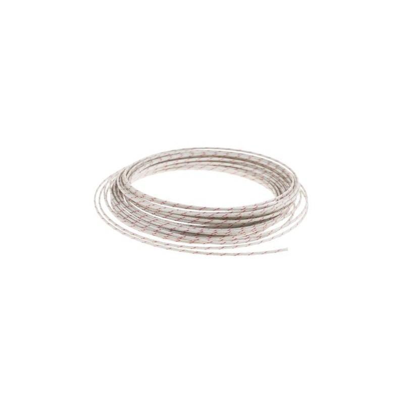 1 pcs - RS PRO Type K Thermocouple Wire, 5m, Glass Fibre Insulation, +350°C Max, 1/0.315mm