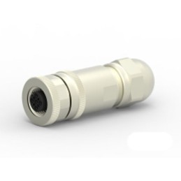 1 pcs - TE Connectivity Circular Connector, 5 Contacts, Cable Mount, M12 Connector, Socket, Female, IP67, T411 Series