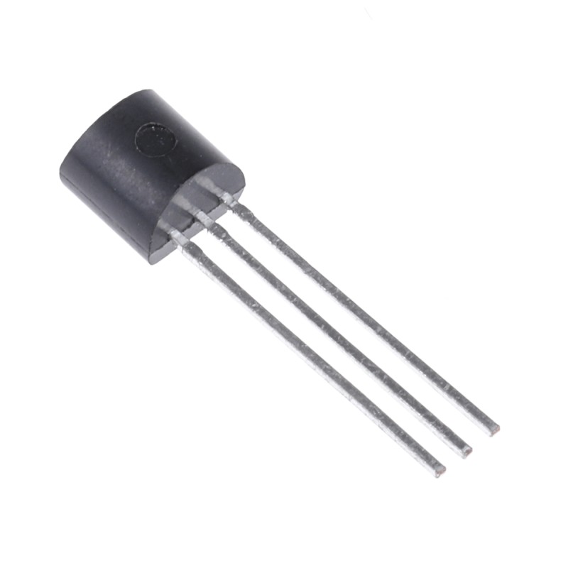 1 pcs - Texas Instruments Temperature Sensor, Voltage Output, Through Hole Mount, Analogue, ±0.2°C, 3 Pins