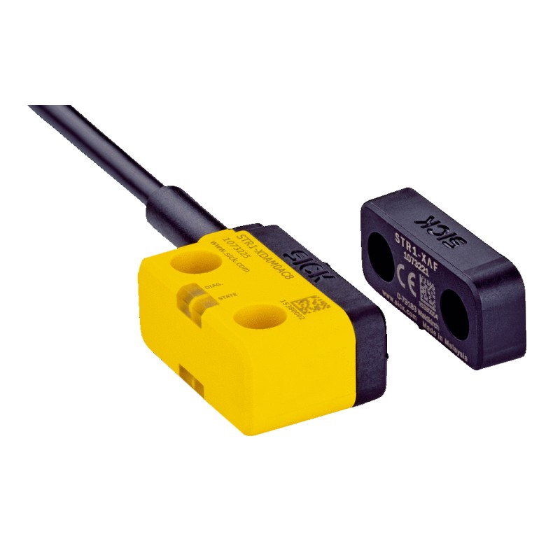 1 pcs - Sick STR1 Series RFID Non-Contact Safety Switch, 24V dc, Vistal Housing, 2NO, M12