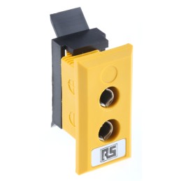 1 pcs - RS PRO Panel Mount Thermocouple Connector for Use with Type K Thermocouple, Standard Size, BS Standard