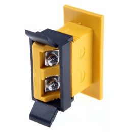 1 pcs - RS PRO Panel Mount Thermocouple Connector for Use with Type K Thermocouple, Standard Size, BS Standard