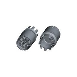 10 pcs : 293656-3 - Lighting Connectors NECTOR M SKT HSG FREE HANGING CODE C