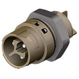 1 pcs - Wieland RST Mini Series Mini Connector, 3-Pole, Male, 1-Way, Panel Mount, 16A, IP66, IP68, IP69