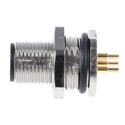 1 pcs - binder Circular Connector, 5 Contacts, Panel Mount, M12 Connector, Socket, Male, IP67, 713 Series