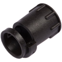 100 pcs - TE Connectivity Black Plastic Cable Clamp, 17.86mm Max. Bundle