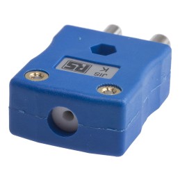 1 pcs - RS PRO In-Line Thermocouple Connector for Use with Type K Thermocouple, Standard Size, JIS Standard