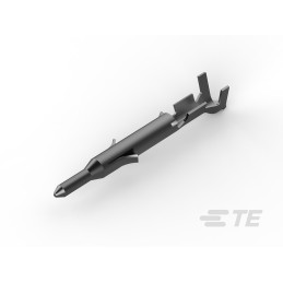 100 pcs - TE Connectivity Mini Universal Series Male Crimp Terminal, 26AWG Min, 22AWG Max