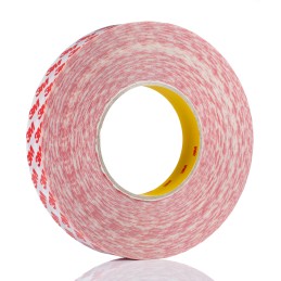 1 pcs - 3M GPT -020F Clear Double Sided Plastic Tape, 0.202mm Thick, PP Backing, 25mm x 50m