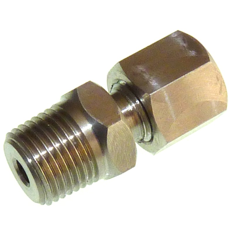 1 pcs - RS PRO In-Line Thermocouple Compression Fitting for Use with 1.5 mm Probe Thermocouple, M8, RoHS Compliant Standard