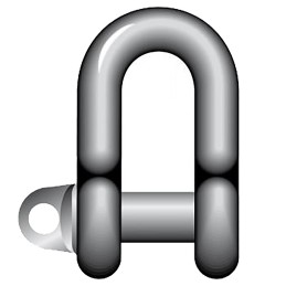 1 pcs - RS PRO D-Shackle, Steel