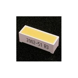 10 pcs : DF3YD - Led Bars & Arrays Yellow 588nm 31mcd Diffused Light Bar