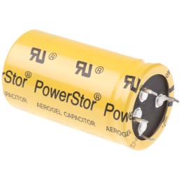 1 pcs - Eaton 400F Supercapacitor -5 - +10% Tolerance, 2.7V dc, Through Hole