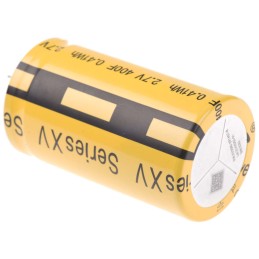 1 pcs - Eaton 400F Supercapacitor -5 - +10% Tolerance, 2.7V dc, Through Hole