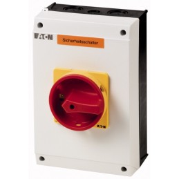 1 pcs - Eaton 3P Pole Surface Mount Isolator Switch - 63A Maximum Current, 30kW Power Rating, IP65