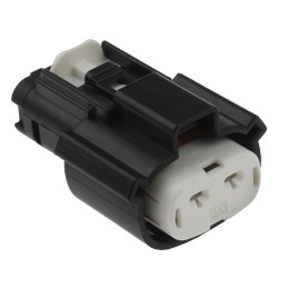 1 pcs - Molex, 19432 2 Way Crimp Terminal Housing, Black