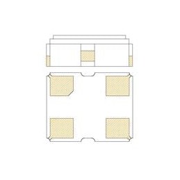 10 pcs : FJ5000006 - Standard Clock Oscillators Crystal Oscillator SEAM2520 T&R 3K