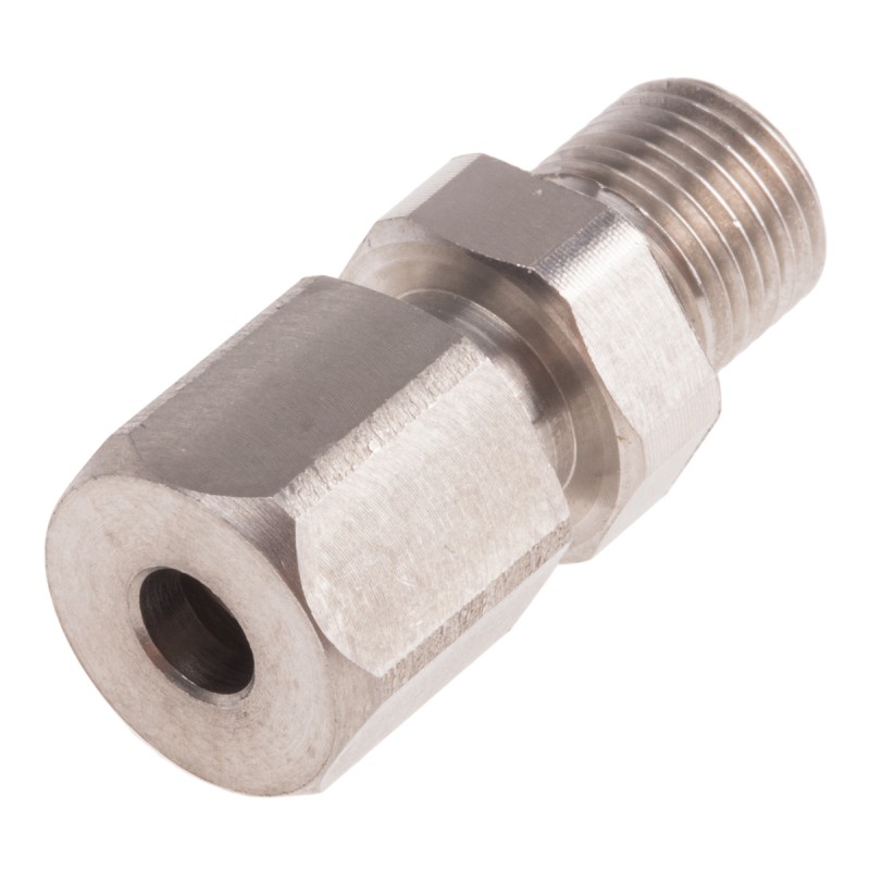 1 pcs - RS PRO In-Line Thermocouple Compression Fitting for Use with Thermocouple, 1/8 BSP, 3/16in Probe, RoHS Compliant
