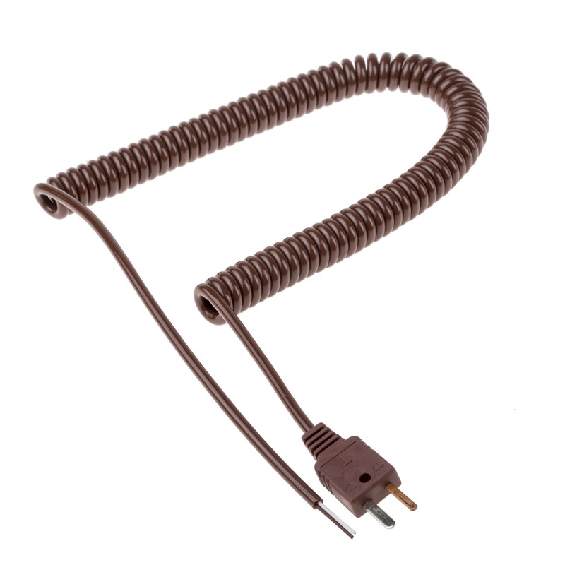 1 pcs - RS PRO Type T Thermocouple Wire, 2m, Polyurethane Insulation, +125°C Max, 10/0.12