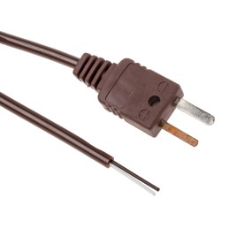 1 pcs - RS PRO Type T Thermocouple Wire, 2m, Polyurethane Insulation, +125°C Max, 10/0.12