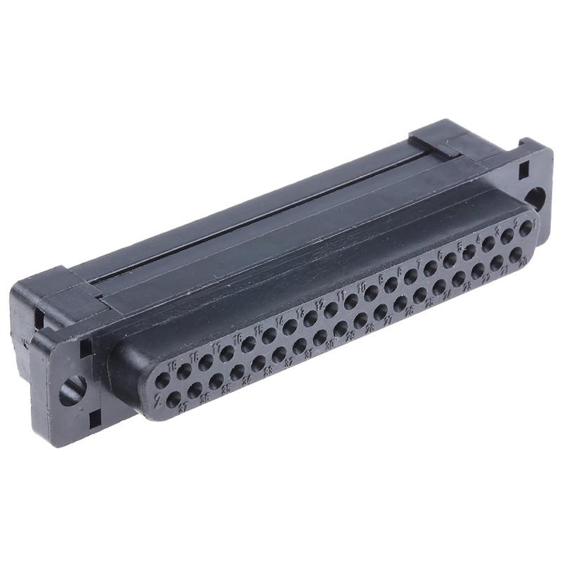 1 pcs - RS PRO 37 Way Cable Mount D-sub Connector Socket, 2.77mm Pitch
