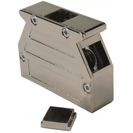 1 pcs - Harting Metal Plated Plastic Angled, Straight D Sub Backshell, 37 Way