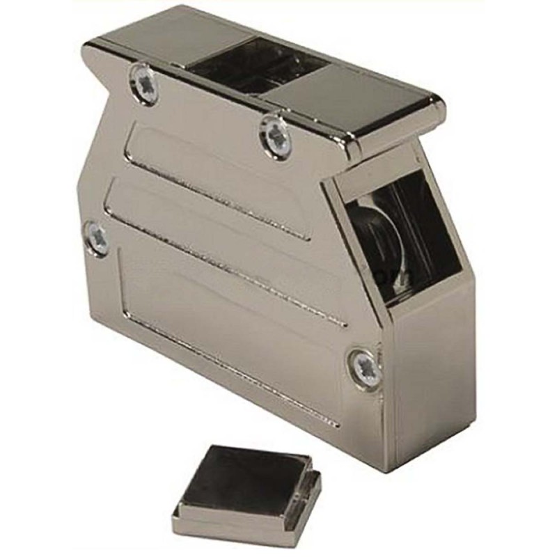 1 pcs - Harting Metal Plated Plastic Angled, Straight D Sub Backshell, 37 Way