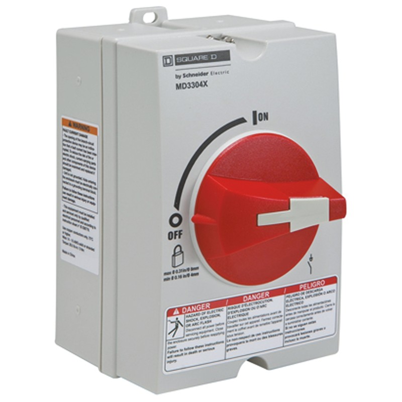 1 pcs - Schneider Electric 1P Pole Panel Mount Isolator Switch - 30A Maximum Current