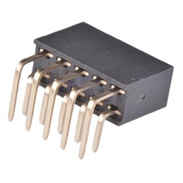 1 pcs - Wurth Elektronik WR-PHD Series Right Angle Through Hole Mount PCB Socket, 10-Contact, 2-Row, 2.54mm Pitch, Solder