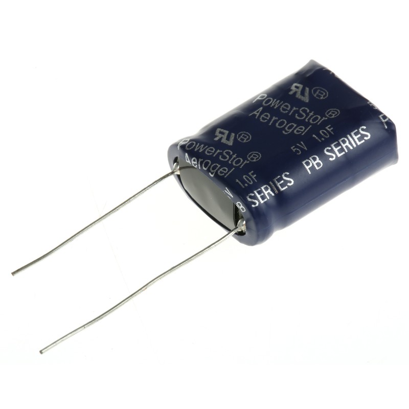 1 pcs - Eaton 1F Supercapacitor -20 - +80% Tolerance, 5V dc, Through Hole
